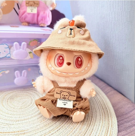 Lafufu Doll's Clothes The Monster Outfit Accessories Clothing DIY Kids Gift Girls Pink Rabbit Jumpsuits V1 V2 V3 Wear