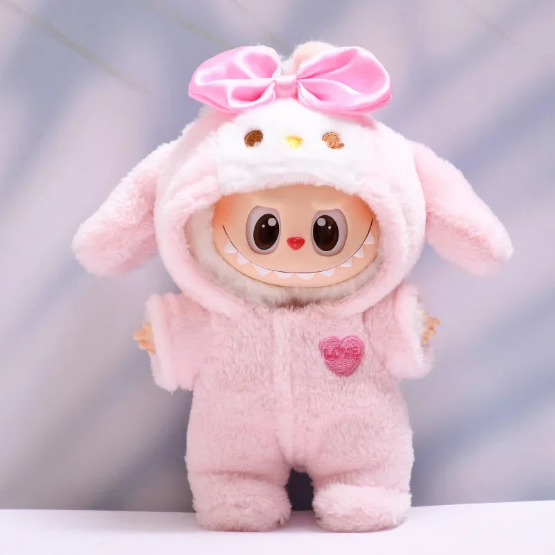 Lafufu Doll's Clothes The Monster Outfit Accessories Clothing DIY Kids Gift Girls Pink Rabbit Jumpsuits V1 V2 V3 Wear