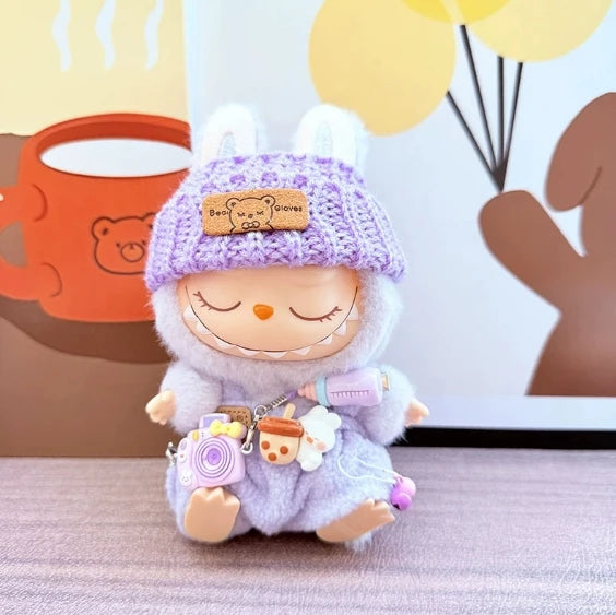 Lafufu Doll's Clothes The Monster Outfit Accessories Clothing DIY Kids Gift Girls Pink Rabbit Jumpsuits V1 V2 V3 Wear