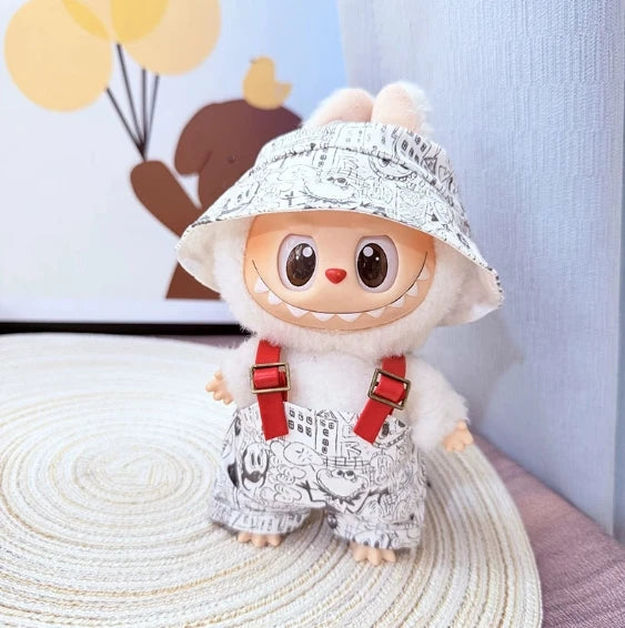 Lafufu Doll's Clothes The Monster Outfit Accessories Clothing DIY Kids Gift Girls Pink Rabbit Jumpsuits V1 V2 V3 Wear
