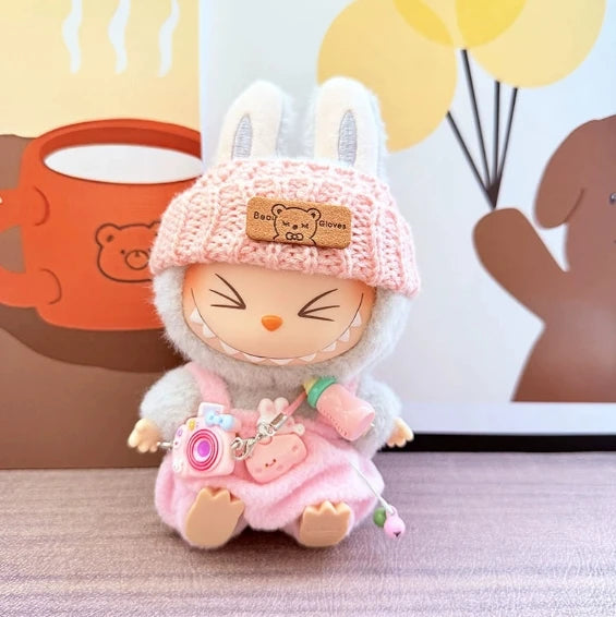 Lafufu Doll's Clothes The Monster Outfit Accessories Clothing DIY Kids Gift Girls Pink Rabbit Jumpsuits V1 V2 V3 Wear