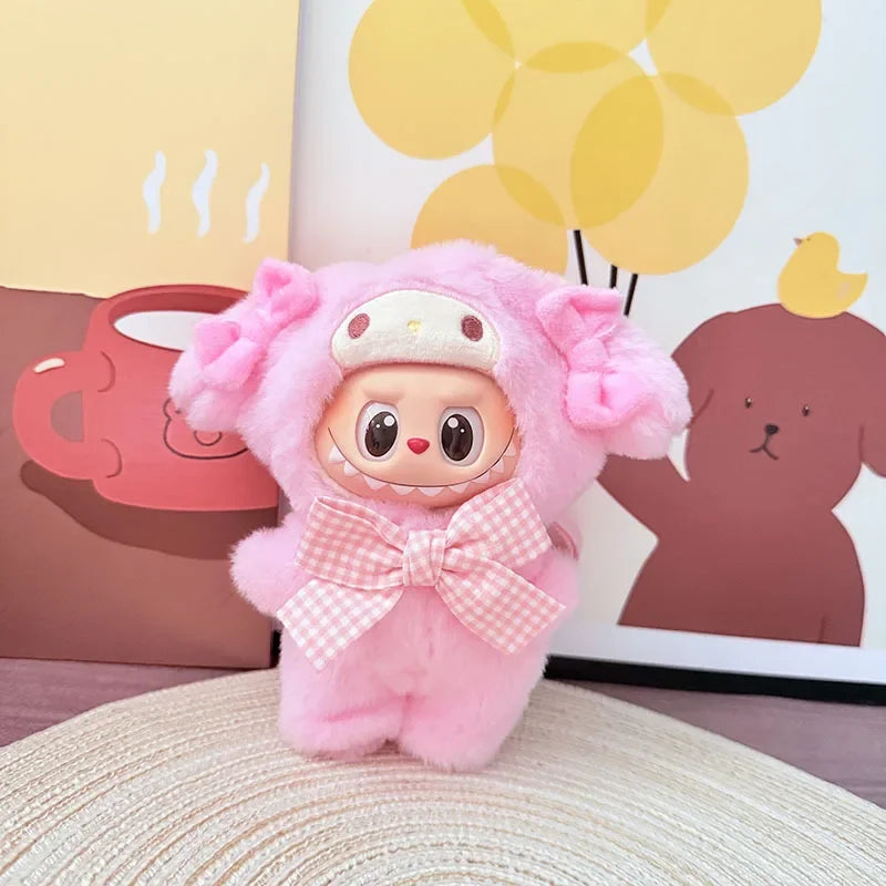 Lafufu Doll's Clothes The Monster Outfit Accessories Clothing DIY Kids Gift Girls Pink Rabbit Jumpsuits V1 V2 V3 Wear
