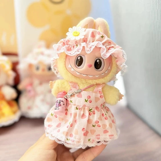 Lafufu Doll's Clothes The Monster Outfit Accessories Clothing DIY Kids Gift Girls Pink Rabbit Jumpsuits V1 V2 V3 Wear