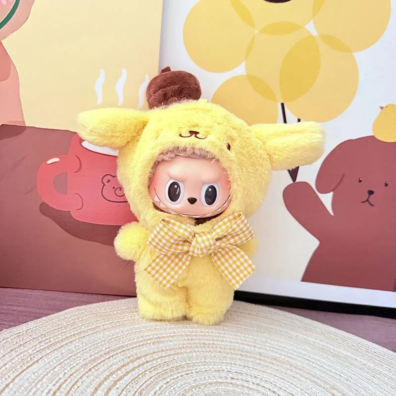 Lafufu Doll's Clothes The Monster Outfit Accessories Clothing DIY Kids Gift Girls Pink Rabbit Jumpsuits V1 V2 V3 Wear