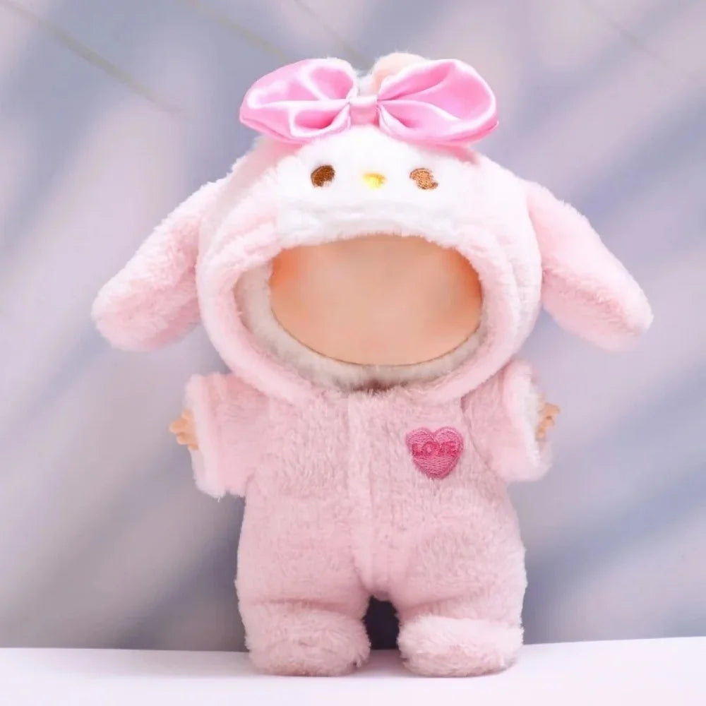 Lafufu Doll's Clothes The Monster Outfit Accessories Clothing DIY Kids Gift Girls Pink Rabbit Jumpsuits V1 V2 V3 Wear