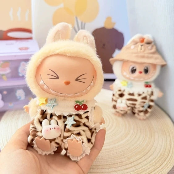 Lafufu Doll's Clothes The Monster Outfit Accessories Clothing DIY Kids Gift Girls Pink Rabbit Jumpsuits V1 V2 V3 Wear