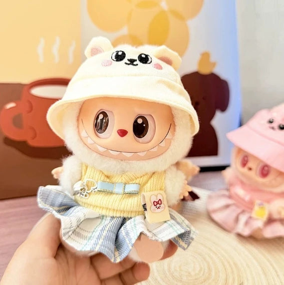 Lafufu Doll's Clothes The Monster Outfit Accessories Clothing DIY Kids Gift Girls Pink Rabbit Jumpsuits V1 V2 V3 Wear