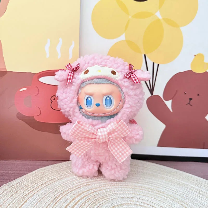 Lafufu Doll's Clothes The Monster Outfit Accessories Clothing DIY Kids Gift Girls Pink Rabbit Jumpsuits V1 V2 V3 Wear